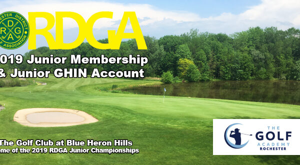 2019 RDGA Junior Membership Promo WEBSITE